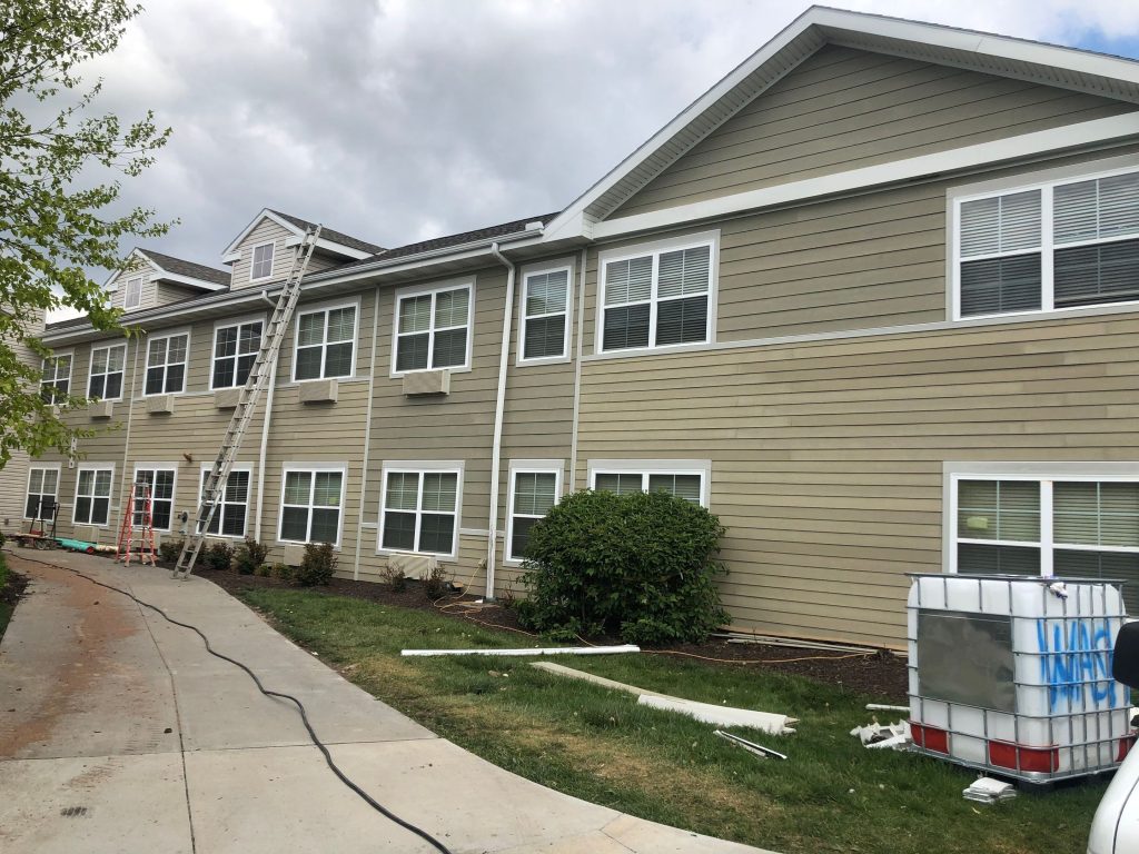Commercial Construction - Parsons House Project James Hardie Siding